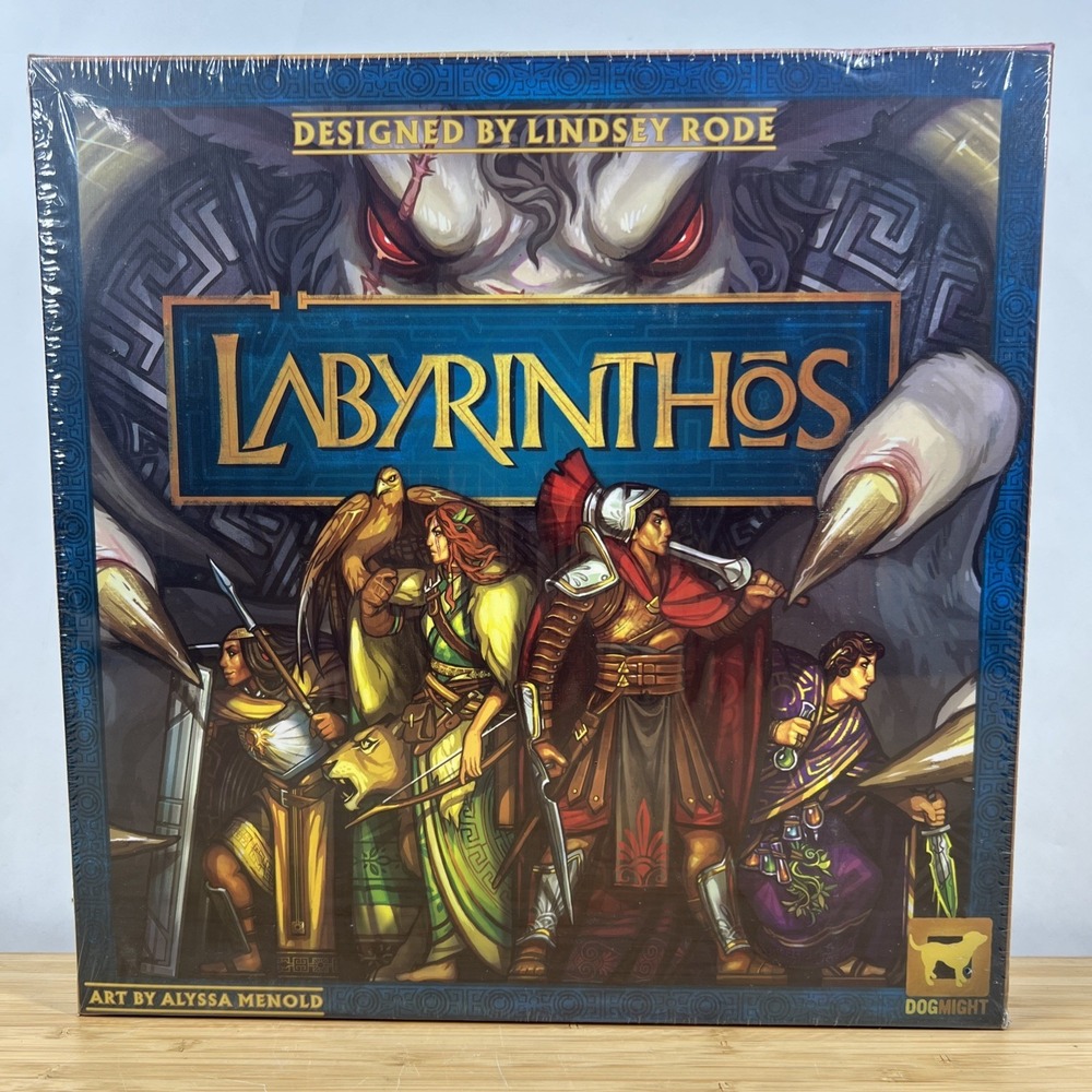 Labyrinthos Board Game 2020 Dog Might Games Factory Sealed Lindsey Rode New